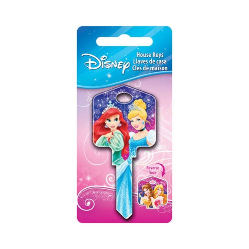 HILLMAN Disney Princesses House Key Blank 66/97 Single For Kwikset and Titan Locks Multicolored