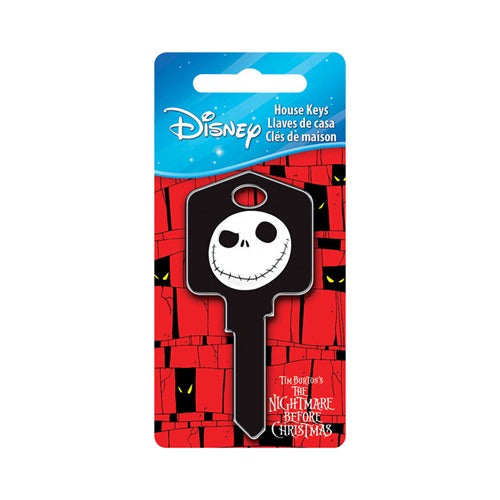 HILLMAN Disney Skeleton House Key Blank 66/97 Single For Kwikset and Titan Locks Black