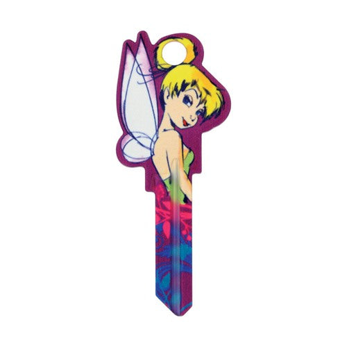 HILLMAN Disney Tinker Bell House/Padlock Universal Key Blank Double
