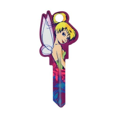 HILLMAN Disney Tinker Bell House/Padlock Universal Key Blank Single
