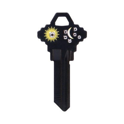 HILLMAN DIVA Sun & Moon House/Office Universal Key Blank Single Black