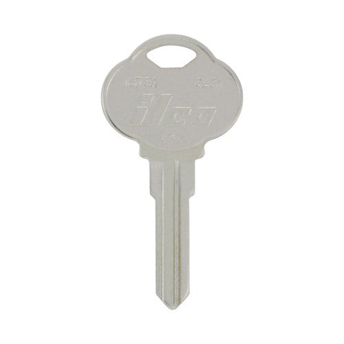 HILLMAN KeyKrafter Automotive Key Blank 187 Double For Club Steering Wheel Silver