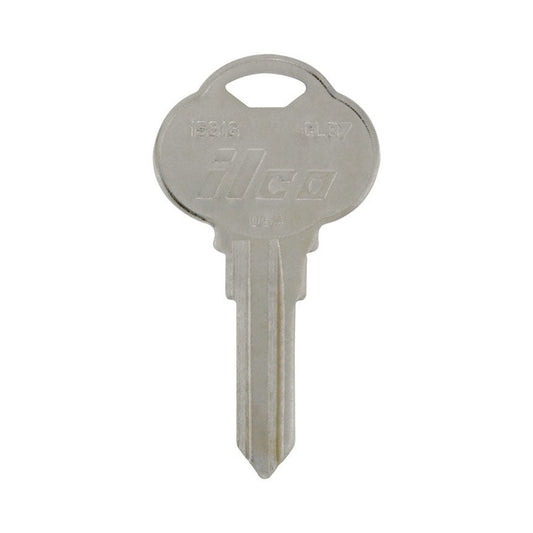 HILLMAN KeyKrafter Automotive Key Blank 188 Double For Club Steering Wheel Silver