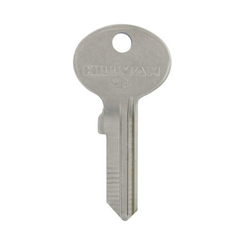 HILLMAN KeyKrafter Universal House/Office Key Blank 268 Single For Wind Mailbox Locks Silver