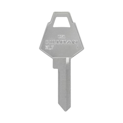 HILLMAN Mailbox Universal Key Blank XL7 Single Silver
