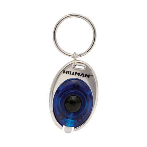 Hillman Metal Assorted Decorative Key Ring LED Light