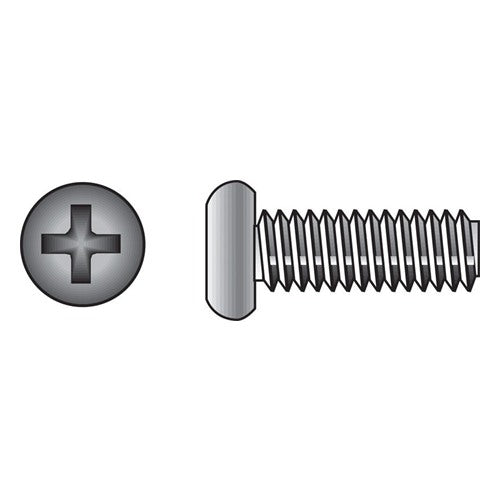 HILLMAN No. 10-32 Ga. X 1-1/4 in. L Phillips Flat Head Stainless Steel Machine Screws 1 pk