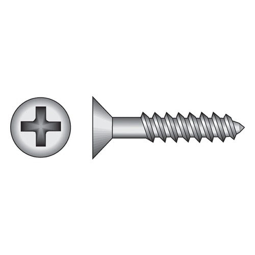 HILLMAN No. 10 X 2-1/2 in. L Phillips Black Phosphate Twin Thread Cabinet Screws 1 pk