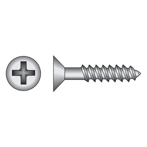 HILLMAN No. 10 X 3 in. L Phillips Black Phosphate Twin Thread Cabinet Screws 1 pk