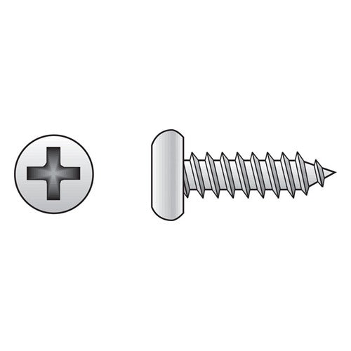 HILLMAN No. 14 Ga. X 1-1/4 in. L Phillips Pan Head Sheet Metal Screws 100 pk