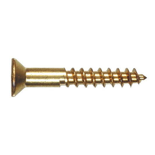 HILLMAN No. 6 X 3/4 in. L Phillips Coarse Wood Screws 100 pk