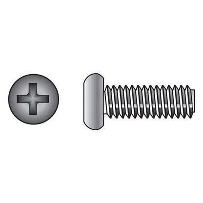 HILLMAN No. 8-32 Ga. X 1-1/2 in. L Phillips Flat Head Stainless Steel Machine Screws 100 pk