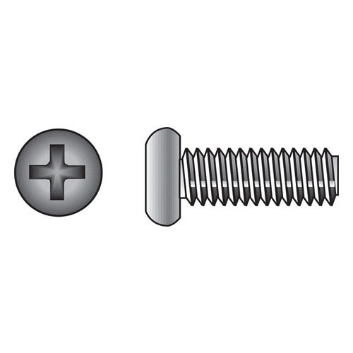 HILLMAN No. 8-32 Ga. X 1-1/2 in. L Phillips Flat Head Stainless Steel Machine Screws 100 pk