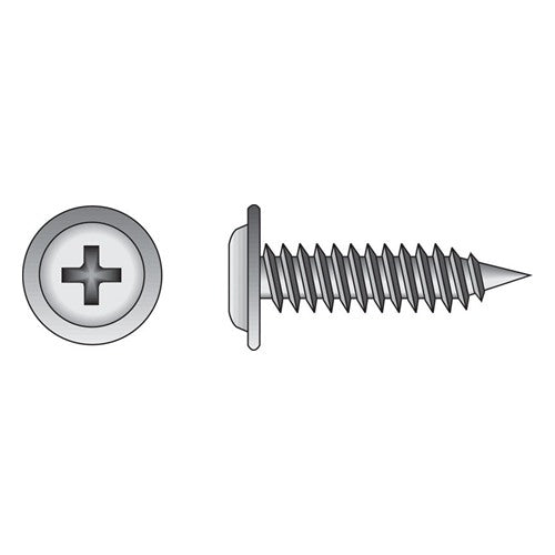 HILLMAN No. 8 Ga. X 1-1/4 in. L Phillips Truss Head Sheet Metal Screws 100 pk