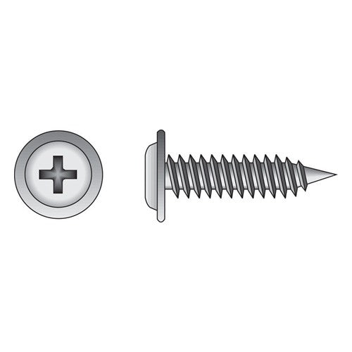 HILLMAN No. 8 Ga. X 1 in. L Phillips Truss Head Self-Piercing Screws 1 pk