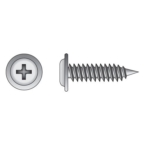 HILLMAN No. 8 Ga. X 3/4 in. L Phillips Truss Head Sheet Metal Screws 100 pk