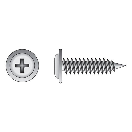 HILLMAN No. 8 Ga. X 9/16 in. L Phillips Truss Head Sheet Metal Screws 100 pk