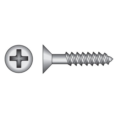 HILLMAN No. 8 X 1-1/2 in. L Phillips Black Phosphate Twin Thread Cabinet Screws 1 pk