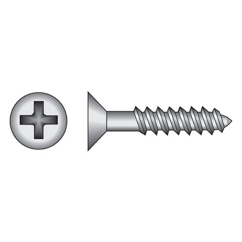 HILLMAN No. 8 X 1 in. L Phillips Black Phosphate Twin Thread Cabinet Screws 1 pk