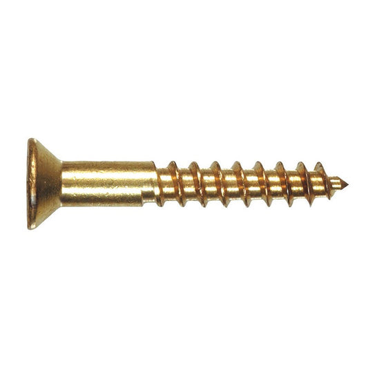 HILLMAN No. 8 X 3/4 in. L Phillips Coarse Wood Screws 100 pk