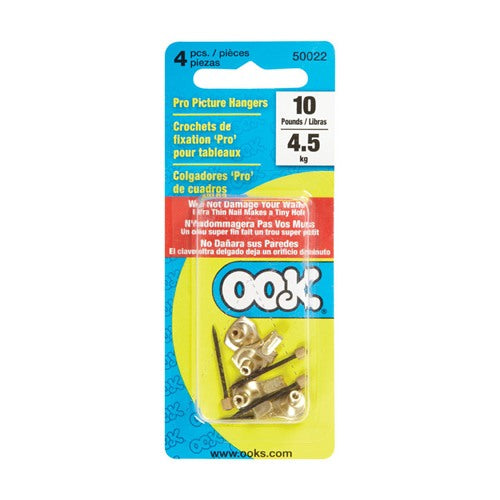 HILLMAN OOK Professional Picture Hanger 10 lb 4 pc