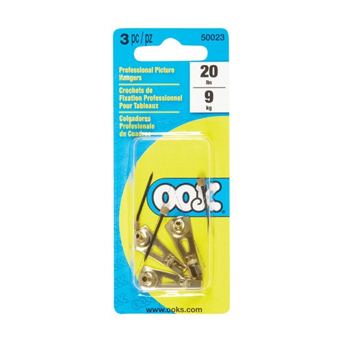 HILLMAN OOK Professional Picture Hanger 20 lb 3 pc