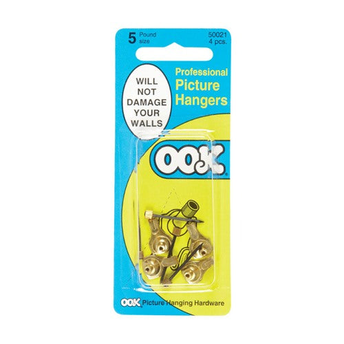 HILLMAN OOK Professional Picture Hanger 5 lb 4 pc