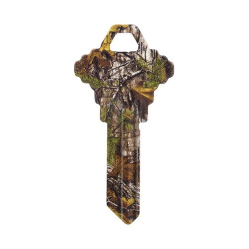 HILLMAN RealTree Green House/Office Universal Key Blank Single Green
