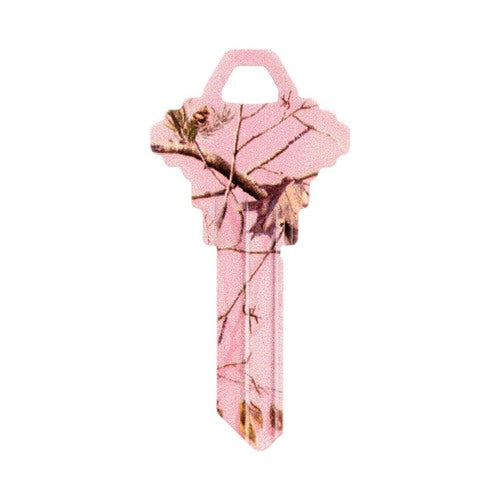 HILLMAN RealTree Pink House/Office Universal Key Blank Single Pink