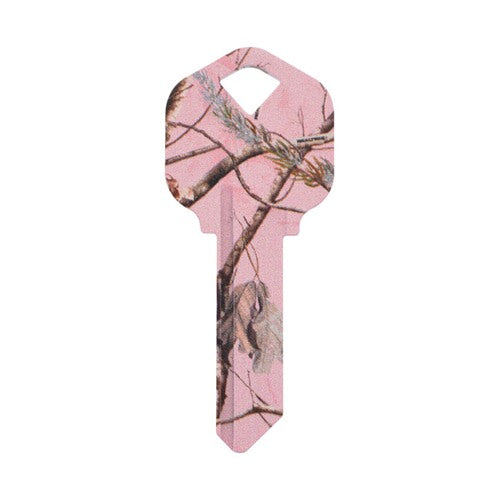 HILLMAN RealTree Pink House/Office Universal Key Blank Single Pink
