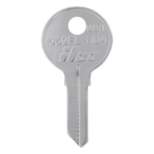 HILLMAN Rockford House/Office Key Blank Single Silver