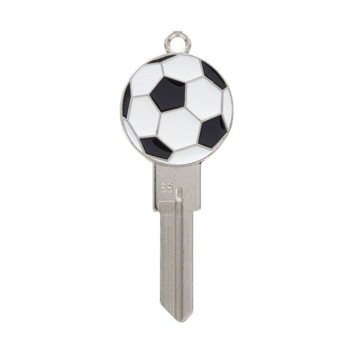 HILLMAN Soccer 3D Keys House/Padlock Universal Key Blank Single For Universal