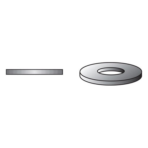 HILLMAN Stainless Steel 1/4 in. Flat Washer 100 pk