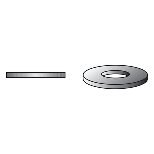 HILLMAN Stainless Steel .190 in. Flat Washer 100 pk
