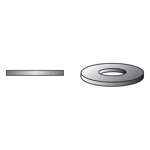 HILLMAN Stainless Steel 3/8 in. Flat Washer 100 pk
