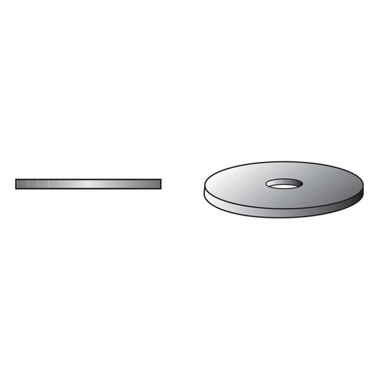 HILLMAN Stainless Steel 5/16 in. Fender Washer 100 pk