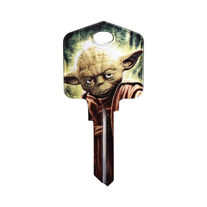 HILLMAN Star Wars Yoda House/Padlock Universal Key Blank Single