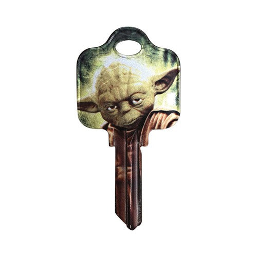 HILLMAN Star Wars Yoda House/Padlock Universal Key Blank Single