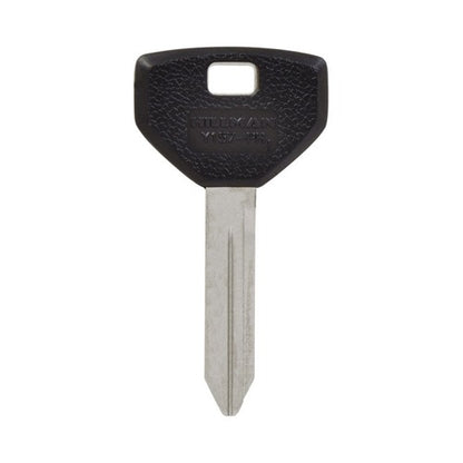 HILLMAN Traditional Key Automotive Key Blank Double For Chrysler Black/Silver