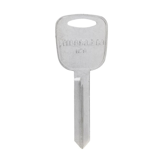 HILLMAN Traditional Key Automotive Key Blank Double For Ford Silver