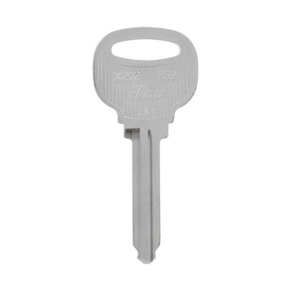 HILLMAN Traditional Key Automotive Key Blank Double For Ford Silver