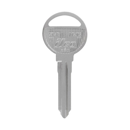 HILLMAN Traditional Key Automotive Key Blank Double For Ford Silver