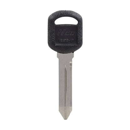 HILLMAN Traditional Key Automotive Key Blank Double For GM Black/Silver