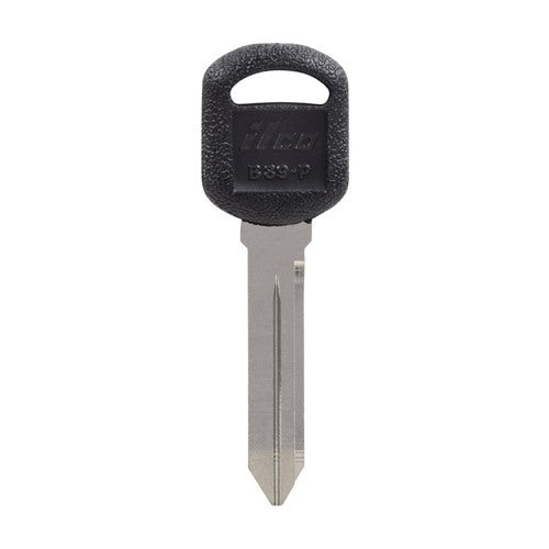 HILLMAN Traditional Key Automotive Key Blank Double For GM Black/Silver
