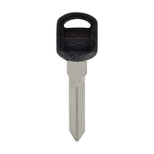 HILLMAN Traditional Key Automotive Key Blank Double For GM Black/Silver