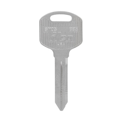 HILLMAN Traditional Key Automotive Key Blank Double For GM Silver
