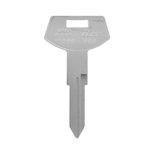 HILLMAN Traditional Key Automotive Key Blank Double For GM Silver