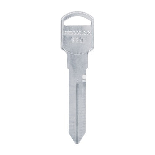 HILLMAN Traditional Key Automotive Key Blank Double For GM Silver