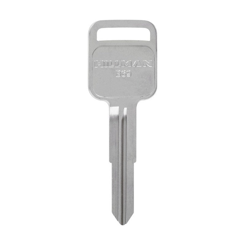 HILLMAN Traditional Key Automotive Key Blank Double For GM Silver
