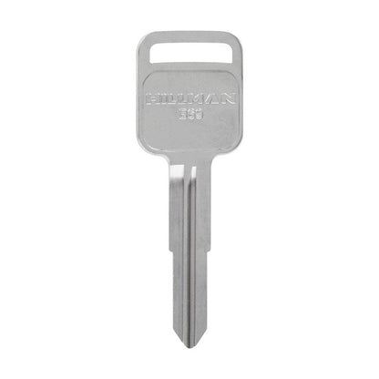 HILLMAN Traditional Key Automotive Key Blank Double For GM Silver